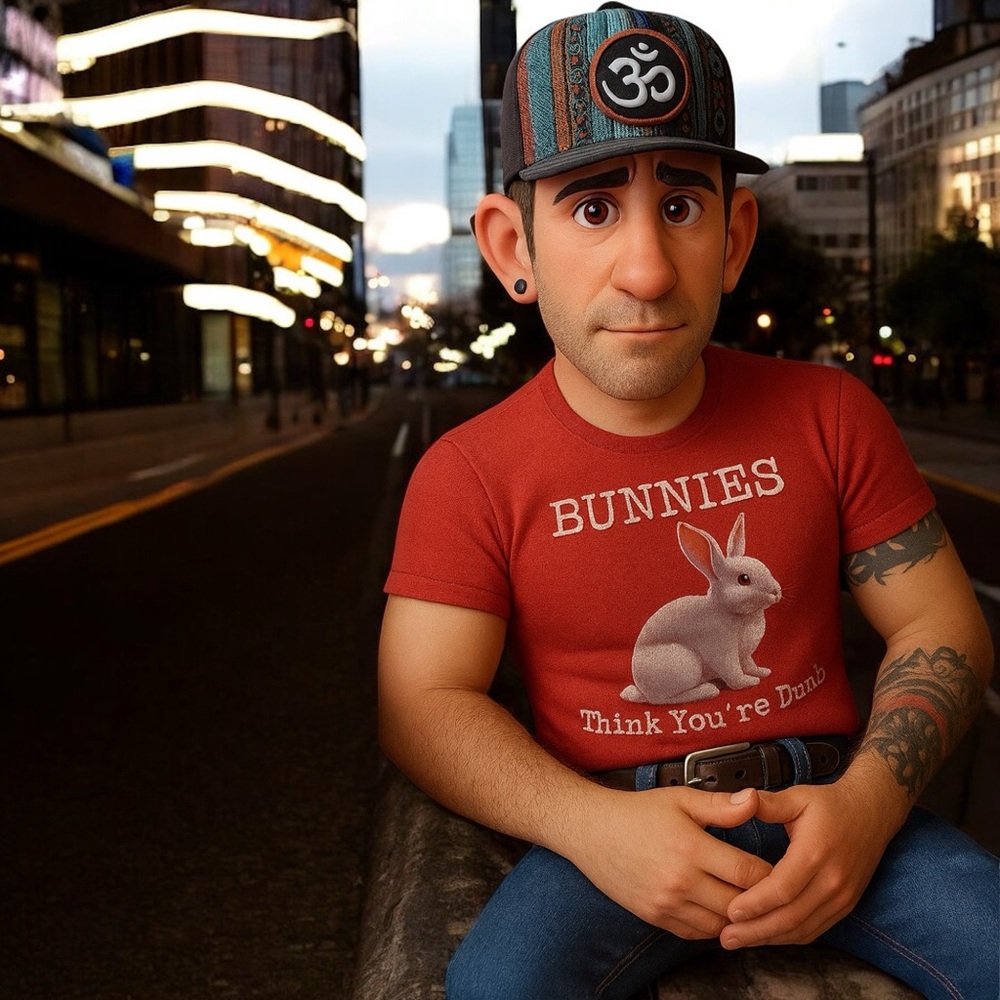 GOOD Treasures “Bunnies Think You’re Dumb” T-shirt